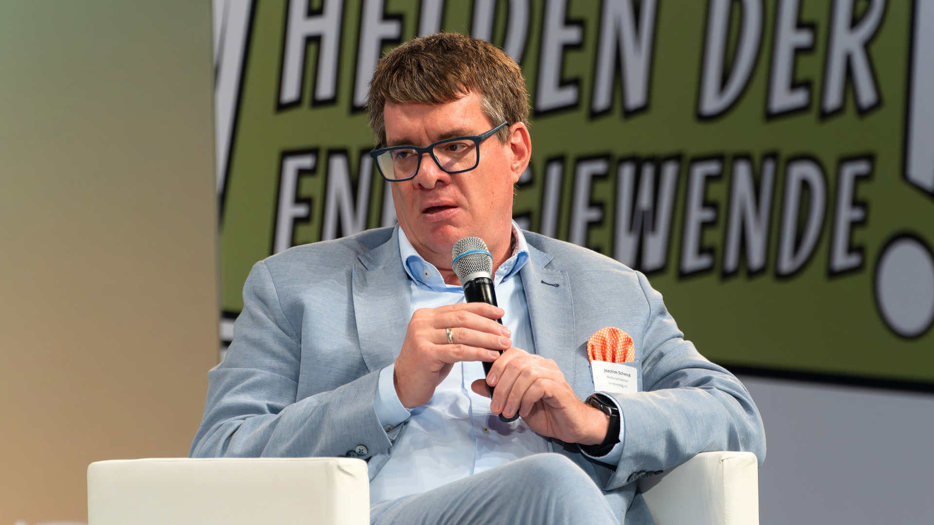 NLT-Chef Joachim Schwind beim LEE-Branchentag / Foto: LEE, Marcus Prell