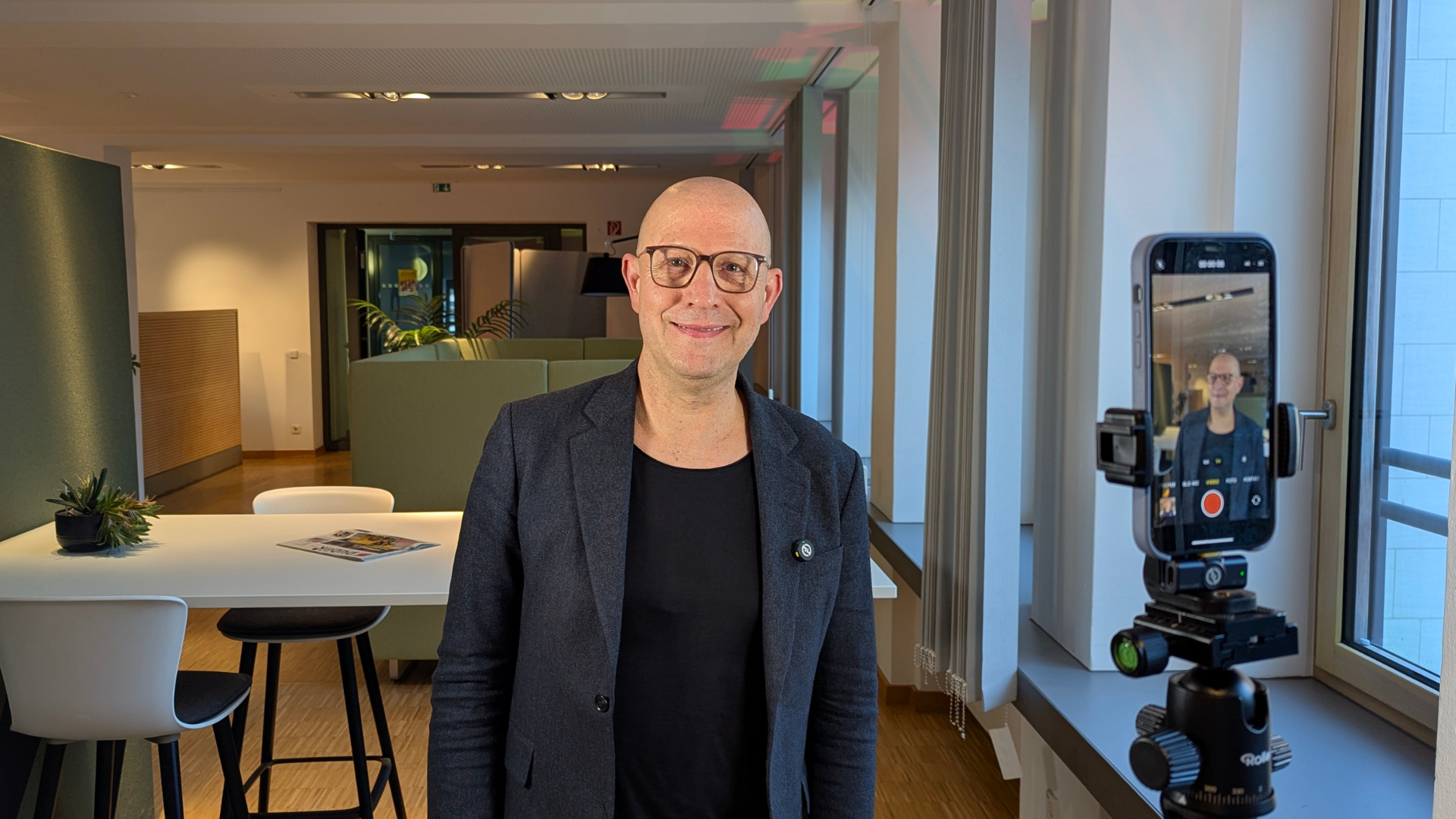 Dezernent Jens Palandt im Regionshaus in Hannover / Foto: Agenda Niedersachsen