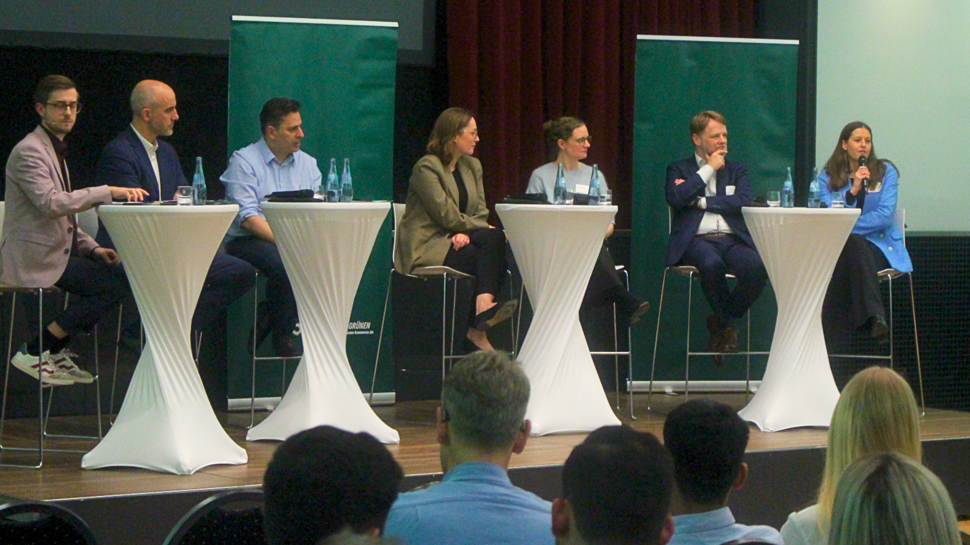 Der Talk beim Wirtschaftsempfang im Hotel Wienecke / Foto: Grüne Hannover