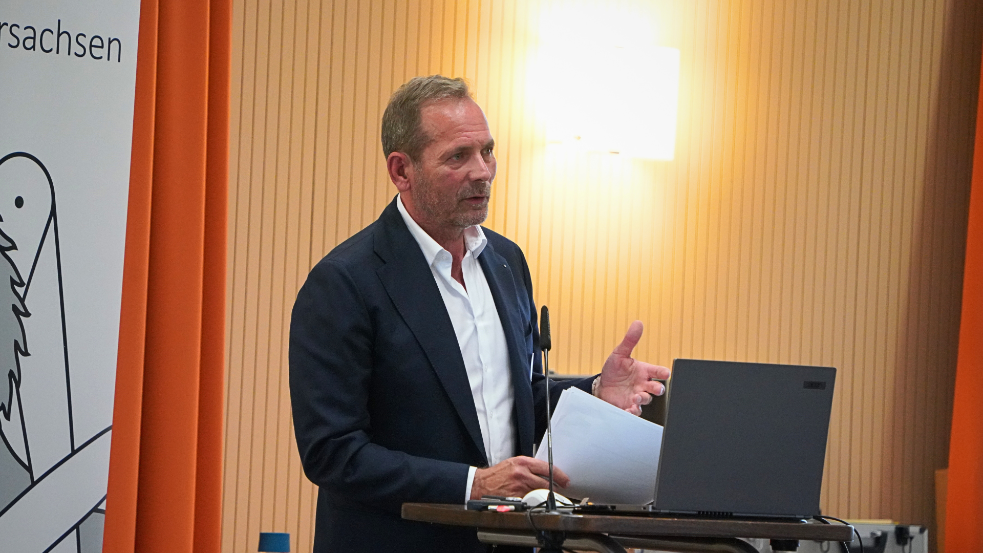 Christian Corde kam aus Hamburg zum Energietag / Foto: AN