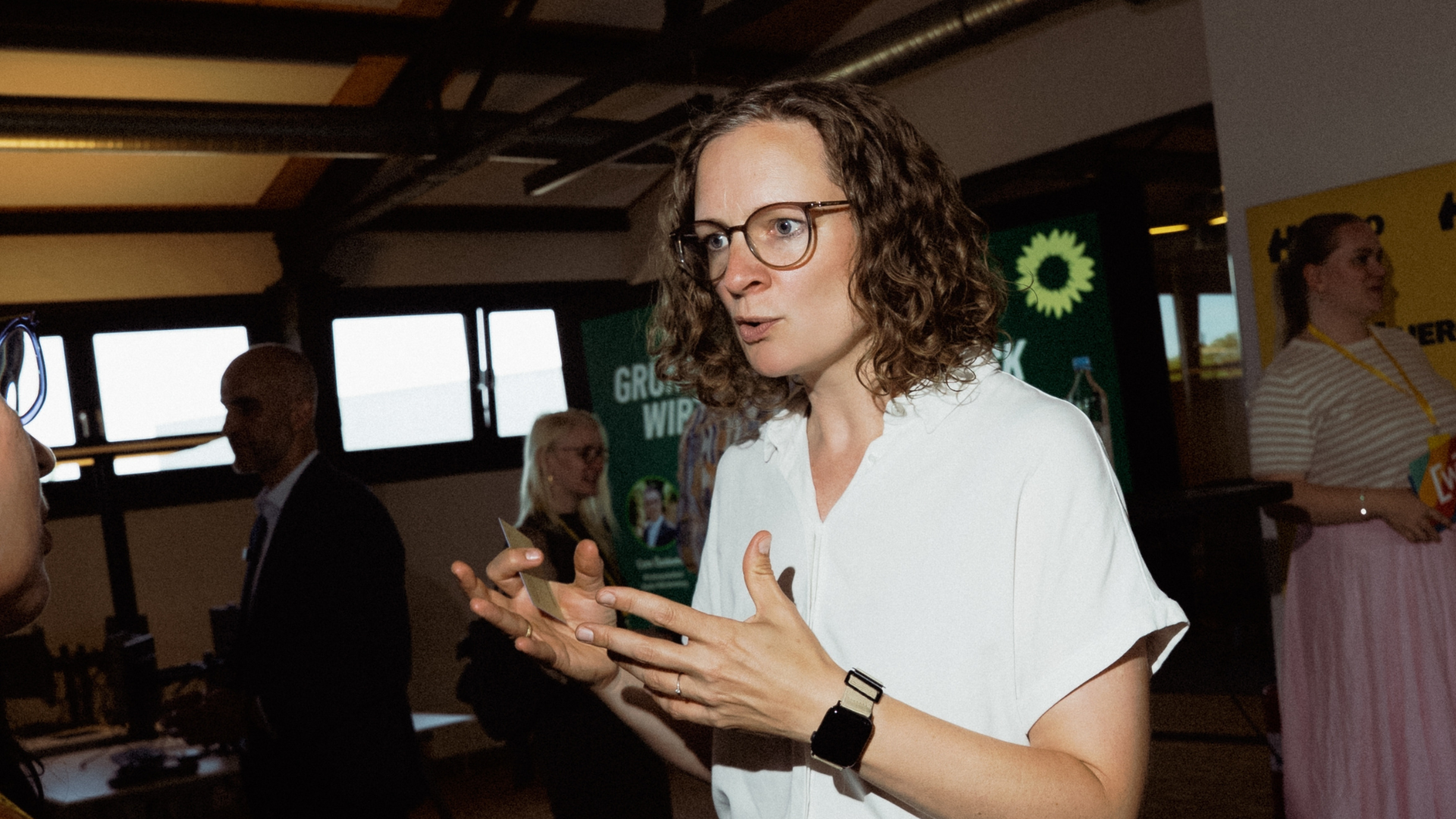Sinja Münzberg tritt für die Grünen im Rennen um das Regionspräsidenten-Amt in Hannover an / Foto: Eric Joel